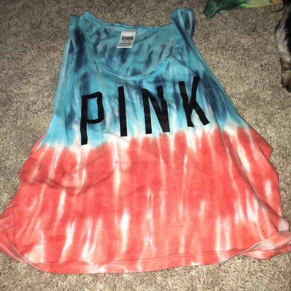 Pink tye dye top - Picture 1 of 1